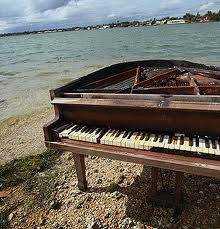 Mystery Piano Removed from Isolated Sandbar