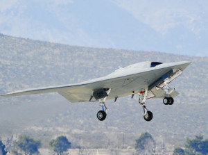 First flight of the x-47B