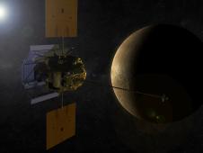 Messenger Spacecraft Approaches Mercury - credit NASA
