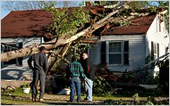 Tornado Destruction Raleigh NC