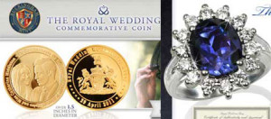 Royal Wedding Commerative Coin and Ring