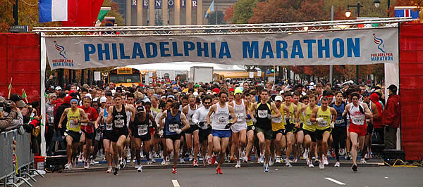 2011 philadelphia marathon - 2 runners die