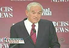 ron paul cbs news republican debate