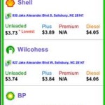 cheap gas finder web site and phone apps
