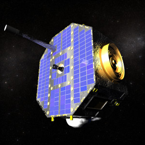 An artist's conception of the Interstellar Boundary Explorer (IBEX) spacecraft.