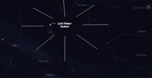 Best Viewing of Lyrid Meteor Shower Expected Tonight