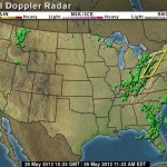 Weather Radar Imagery Tracks Massive Rainfall across Eastern United States