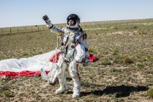 Watch Video: Felix Baumgartner Breaks World Record in Space Jump from Red Bull Stratos