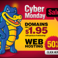 <!-- AddThis Sharing Buttons above -->
                <div class="addthis_toolbox addthis_default_style " addthis:url='http://newstaar.com/hostgator-announces-cyber-monday-web-hosting-deals-including-domains-for-one-day-only/356846/'   >
                    <a class="addthis_button_facebook_like" fb:like:layout="button_count"></a>
                    <a class="addthis_button_tweet"></a>
                    <a class="addthis_button_pinterest_pinit"></a>
                    <a class="addthis_counter addthis_pill_style"></a>
                </div>Following on the popularity of their Black Friday sale, web hosting company Hostgator has announced their single day Cyber Monday deal on already cheap and reliable web hosting and domain registration for web sites. Beginning just after midnight central time Sunday, and running all day […]<!-- AddThis Sharing Buttons below -->
                <div class="addthis_toolbox addthis_default_style addthis_32x32_style" addthis:url='http://newstaar.com/hostgator-announces-cyber-monday-web-hosting-deals-including-domains-for-one-day-only/356846/'  >
                    <a class="addthis_button_preferred_1"></a>
                    <a class="addthis_button_preferred_2"></a>
                    <a class="addthis_button_preferred_3"></a>
                    <a class="addthis_button_preferred_4"></a>
                    <a class="addthis_button_compact"></a>
                    <a class="addthis_counter addthis_bubble_style"></a>
                </div>