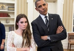 President Obama and Olympic Gymnast McKayla Maroney Are ‘Not Impressed’