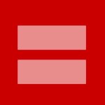 red equality symbol