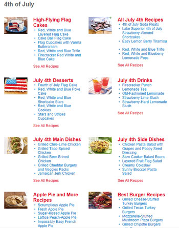 Online 4th of July Recipes Make Independence Day Cook-Outs Taste Great
