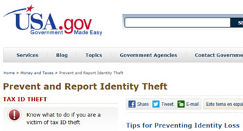 Tips for Preventing Identity Theft Published by Federal Government Experts