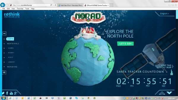 Santa Tracking Online – NORAD Unveils Upgraded Web Site with Interactive Tracking and Information on Santa Claus