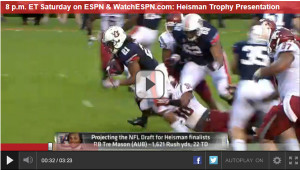 Watch 2013 Heisman Trophy Presentation Live Online Video from ESPN