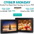 <!-- AddThis Sharing Buttons above -->
                <div class="addthis_toolbox addthis_default_style " addthis:url='http://newstaar.com/cyber-monday-savings-of-50-off-kindle-fire-hd-and-hdx-happening-now-at-amazon-lasting-all-week/359239/'   >
                    <a class="addthis_button_facebook_like" fb:like:layout="button_count"></a>
                    <a class="addthis_button_tweet"></a>
                    <a class="addthis_button_pinterest_pinit"></a>
                    <a class="addthis_counter addthis_pill_style"></a>
                </div>Perhaps the largest of all online retailers on Cyber Monday, Amazon.com has already launched their Cyber Monday discounts and deals starting at 5pm Sunday. Top among the big Cyber Monday savings at Amazon for many are the $50 off deals on the popular Kindle Fire […]<!-- AddThis Sharing Buttons below -->
                <div class="addthis_toolbox addthis_default_style addthis_32x32_style" addthis:url='http://newstaar.com/cyber-monday-savings-of-50-off-kindle-fire-hd-and-hdx-happening-now-at-amazon-lasting-all-week/359239/'  >
                    <a class="addthis_button_preferred_1"></a>
                    <a class="addthis_button_preferred_2"></a>
                    <a class="addthis_button_preferred_3"></a>
                    <a class="addthis_button_preferred_4"></a>
                    <a class="addthis_button_compact"></a>
                    <a class="addthis_counter addthis_bubble_style"></a>
                </div>
