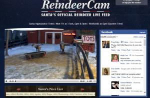 Children Flock to Reindeer Cam to See Santa’s Reindeer Live Online Video