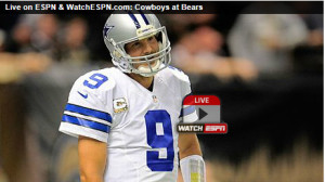 Cowboys vs. Bears: Watch Monday Night Football Live Online Video of for Free via ESPN Live Video Stream