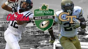 Watch Georgia Tech and Ole Miss in Music City Bowl Live Online Video