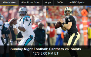 Watching Saints vs. Panthers on NBC Sunday Night Football Live Online is Free and Easy