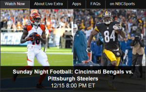 Watching Bengals vs. Steelers on NBC Sunday Night Football Live Online Video is Free and Easy