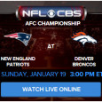 <!-- AddThis Sharing Buttons above -->
                <div class="addthis_toolbox addthis_default_style " addthis:url='http://newstaar.com/watch-broncos-patriots-online-free-live-video-of-afc-championship-from-cbs-sports/359697/'   >
                    <a class="addthis_button_facebook_like" fb:like:layout="button_count"></a>
                    <a class="addthis_button_tweet"></a>
                    <a class="addthis_button_pinterest_pinit"></a>
                    <a class="addthis_counter addthis_pill_style"></a>
                </div>At 3pm the AFC Championship will be decided as Tom Brady and the New England Patriots travel to Denver to take on Peyton Manning and the Broncos at their home. The big playoff game airs live on CBS and additionally the network is making it […]<!-- AddThis Sharing Buttons below -->
                <div class="addthis_toolbox addthis_default_style addthis_32x32_style" addthis:url='http://newstaar.com/watch-broncos-patriots-online-free-live-video-of-afc-championship-from-cbs-sports/359697/'  >
                    <a class="addthis_button_preferred_1"></a>
                    <a class="addthis_button_preferred_2"></a>
                    <a class="addthis_button_preferred_3"></a>
                    <a class="addthis_button_preferred_4"></a>
                    <a class="addthis_button_compact"></a>
                    <a class="addthis_counter addthis_bubble_style"></a>
                </div>