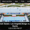 <!-- AddThis Sharing Buttons above -->
                <div class="addthis_toolbox addthis_default_style " addthis:url='http://newstaar.com/watch-nhl-stadium-series-online-l-a-kings-vs-anaheim-ducks-via-free-live-video-stream/359744/'   >
                    <a class="addthis_button_facebook_like" fb:like:layout="button_count"></a>
                    <a class="addthis_button_tweet"></a>
                    <a class="addthis_button_pinterest_pinit"></a>
                    <a class="addthis_counter addthis_pill_style"></a>
                </div>Winter Classic outdoor NHL ice hockey continues this weekend in two locations with the NHL Stadium Series. In Los Angeles, Dodger Stadium has been converted into an outdoor ice hockey rink where the L.A. Kings will play the Anaheim Ducks. On Sunday, Yankee Stadium will […]<!-- AddThis Sharing Buttons below -->
                <div class="addthis_toolbox addthis_default_style addthis_32x32_style" addthis:url='http://newstaar.com/watch-nhl-stadium-series-online-l-a-kings-vs-anaheim-ducks-via-free-live-video-stream/359744/'  >
                    <a class="addthis_button_preferred_1"></a>
                    <a class="addthis_button_preferred_2"></a>
                    <a class="addthis_button_preferred_3"></a>
                    <a class="addthis_button_preferred_4"></a>
                    <a class="addthis_button_compact"></a>
                    <a class="addthis_counter addthis_bubble_style"></a>
                </div>