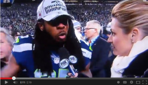 Watch Richard Sherman Interviews – Fox Post Game Interview and ESPN with Skip Bayless