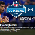 <!-- AddThis Sharing Buttons above -->
                <div class="addthis_toolbox addthis_default_style " addthis:url='http://newstaar.com/watch-nfl-combine-online-4-days-of-video-coverage-of-nfls-top-picks-for-2014/359971/'   >
                    <a class="addthis_button_facebook_like" fb:like:layout="button_count"></a>
                    <a class="addthis_button_tweet"></a>
                    <a class="addthis_button_pinterest_pinit"></a>
                    <a class="addthis_counter addthis_pill_style"></a>
                </div>Anxious to get started on your fantasy team for 2014 already? If so then you are probably excited about the 2014 NFL Scouting Combines currently underway. Over the next 4 days, you can watch the combine online with live video streams and recorded video and […]<!-- AddThis Sharing Buttons below -->
                <div class="addthis_toolbox addthis_default_style addthis_32x32_style" addthis:url='http://newstaar.com/watch-nfl-combine-online-4-days-of-video-coverage-of-nfls-top-picks-for-2014/359971/'  >
                    <a class="addthis_button_preferred_1"></a>
                    <a class="addthis_button_preferred_2"></a>
                    <a class="addthis_button_preferred_3"></a>
                    <a class="addthis_button_preferred_4"></a>
                    <a class="addthis_button_compact"></a>
                    <a class="addthis_counter addthis_bubble_style"></a>
                </div>