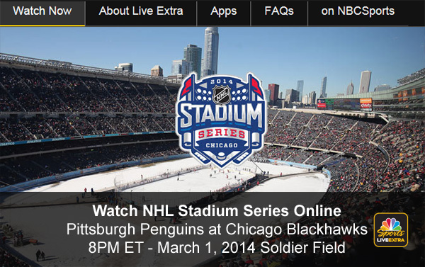 Watch NHL Stadium Series Online – Pittsburgh Penguins at Chicago Blackhawks via Free Live Video Stream and Replay