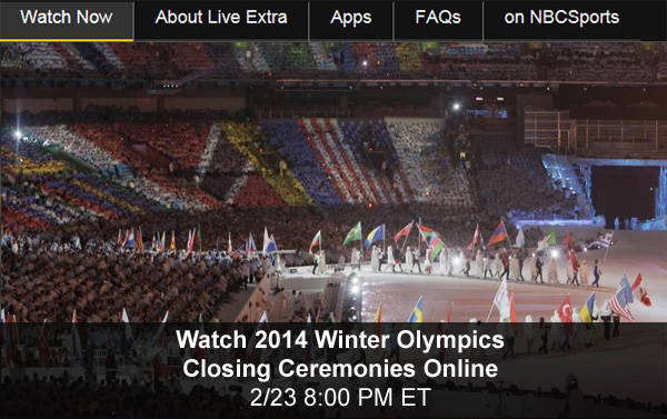 Watch Olympic Closing Ceremonies Online – Free Live and Replay Video Stream from Sochi