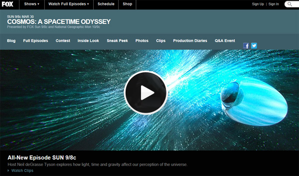 Watch COSMOS Online: New Episode 4 and Replays of Past Episodes