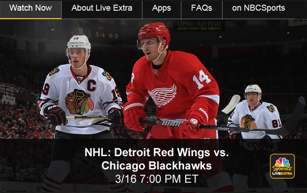 Watch NHL Online – Blackhawks vs. Detroit Red Wings Free Live Video Stream 