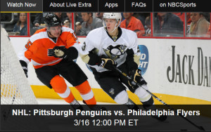 Watch NHL Online – Pittsburgh Penguins vs. Philadelphia Flyers via Free Live Video Stream and Replay