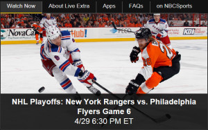 Watch NHL Playoffs: New York Rangers vs. Philadelphia Flyers Online – Live Video Stream of Game 6