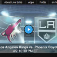 <!-- AddThis Sharing Buttons above -->
                <div class="addthis_toolbox addthis_default_style " addthis:url='http://newstaar.com/watch-online-los-angeles-kings-vs-phoenix-coyotes-in-nhl-double-header-live/3510367/'   >
                    <a class="addthis_button_facebook_like" fb:like:layout="button_count"></a>
                    <a class="addthis_button_tweet"></a>
                    <a class="addthis_button_pinterest_pinit"></a>
                    <a class="addthis_counter addthis_pill_style"></a>
                </div>The second half of an NHL hockey double-header continues tonight at 10:30pm eastern on the NBC Sports Networks (NBCSN) as the Los Angeles Kings take on the Phoenix Coyotes. For the King’s a win tonight puts them into the playoffs. Viewers can continue to watch […]<!-- AddThis Sharing Buttons below -->
                <div class="addthis_toolbox addthis_default_style addthis_32x32_style" addthis:url='http://newstaar.com/watch-online-los-angeles-kings-vs-phoenix-coyotes-in-nhl-double-header-live/3510367/'  >
                    <a class="addthis_button_preferred_1"></a>
                    <a class="addthis_button_preferred_2"></a>
                    <a class="addthis_button_preferred_3"></a>
                    <a class="addthis_button_preferred_4"></a>
                    <a class="addthis_button_compact"></a>
                    <a class="addthis_counter addthis_bubble_style"></a>
                </div>