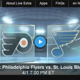 <!-- AddThis Sharing Buttons above -->
                <div class="addthis_toolbox addthis_default_style " addthis:url='http://newstaar.com/watch-nhl-online-st-louis-blues-vs-philadelphia-flyers-live-video-stream/3510337/'   >
                    <a class="addthis_button_facebook_like" fb:like:layout="button_count"></a>
                    <a class="addthis_button_tweet"></a>
                    <a class="addthis_button_pinterest_pinit"></a>
                    <a class="addthis_counter addthis_pill_style"></a>
                </div>While the Flyers won the previous game over the Blues, tonight St. Louis is looking to even the score as they continue on their way toward the playoffs. As television viewers tune in to NBCSN or TSN2 to see tonight’s NHL action, mobile fans can […]<!-- AddThis Sharing Buttons below -->
                <div class="addthis_toolbox addthis_default_style addthis_32x32_style" addthis:url='http://newstaar.com/watch-nhl-online-st-louis-blues-vs-philadelphia-flyers-live-video-stream/3510337/'  >
                    <a class="addthis_button_preferred_1"></a>
                    <a class="addthis_button_preferred_2"></a>
                    <a class="addthis_button_preferred_3"></a>
                    <a class="addthis_button_preferred_4"></a>
                    <a class="addthis_button_compact"></a>
                    <a class="addthis_counter addthis_bubble_style"></a>
                </div>