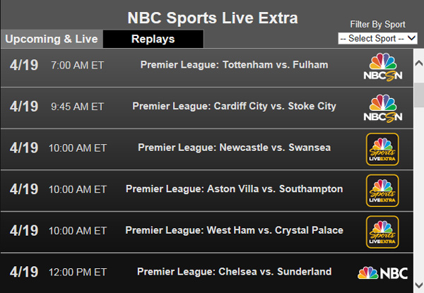 Watch Live: Premier League Soccer - Free Online Video Stream of 6 Great Matches Saturday
