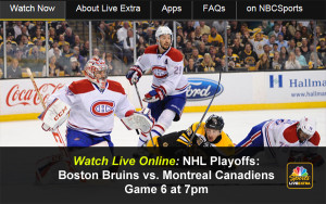 Bruins - Canadiens: Watch NHL Playoff Game 6 Online via free Live Video Stream