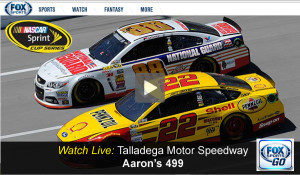 Watch NASCAR at Talladega Online – Free Live Video Stream of Sprint Cup Aaron’s 499
