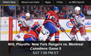 Watch Online: Rangers-Canadiens Game 5 Live Stream of NHL Playoffs