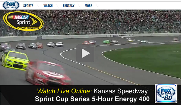 Watch NASCAR in Kansas Online – Free Live Video Stream of the Sprint Cup Series 5-Hour Energy 400