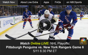 Watch Rangers – Penguins Online: Live Video Stream of NHL Playoff Game 6 for New York and Pittsburgh