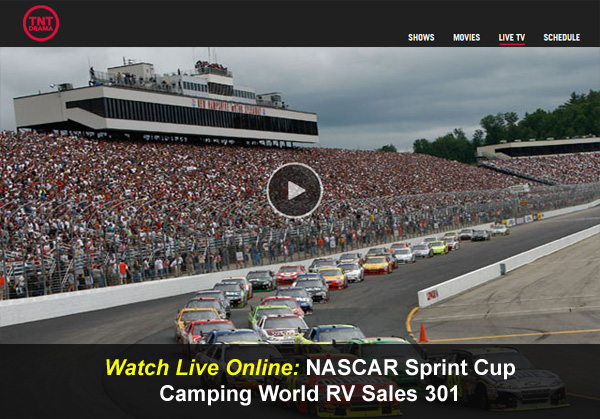 Watch NASCAR Camping World RV Sales 301 Online – Free Live Video Stream from New Hampshire