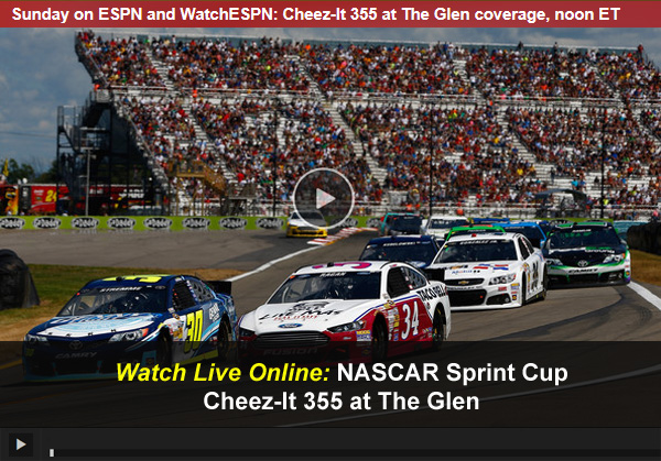 Watch NASCAR Online Free Live Video Stream of Cheez-It 355 from Watkins Glen