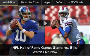 Watch NFL Hall of Fame Game Online – Free Live Video from NBC Sports