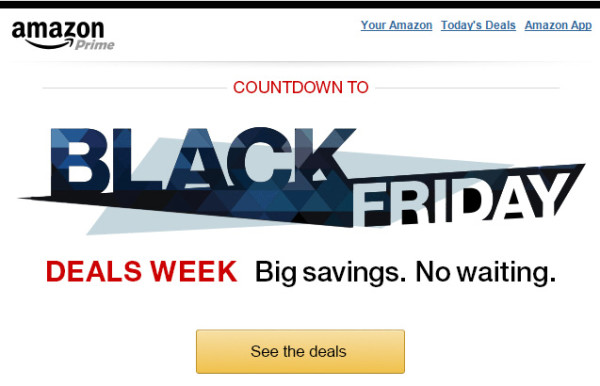 Black Friday Deals Week (and earlier) Items Announced to Amazon Online Shoppers
