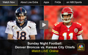 Watch Broncos – Chiefs Online Sunday Night Football Free Live Video Stream