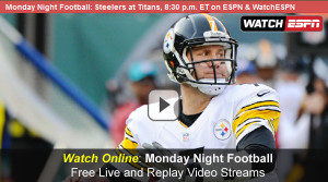 Watch ESPN Live Online Video of Monday Night Football