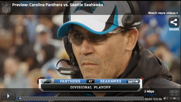 Fox Lets Fans Watch Seahawks-Panthers NFC Playoff Game Online